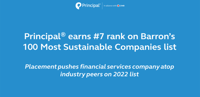 principal-earns-7-rank-on-barron-s-100-most-sustainable-companies